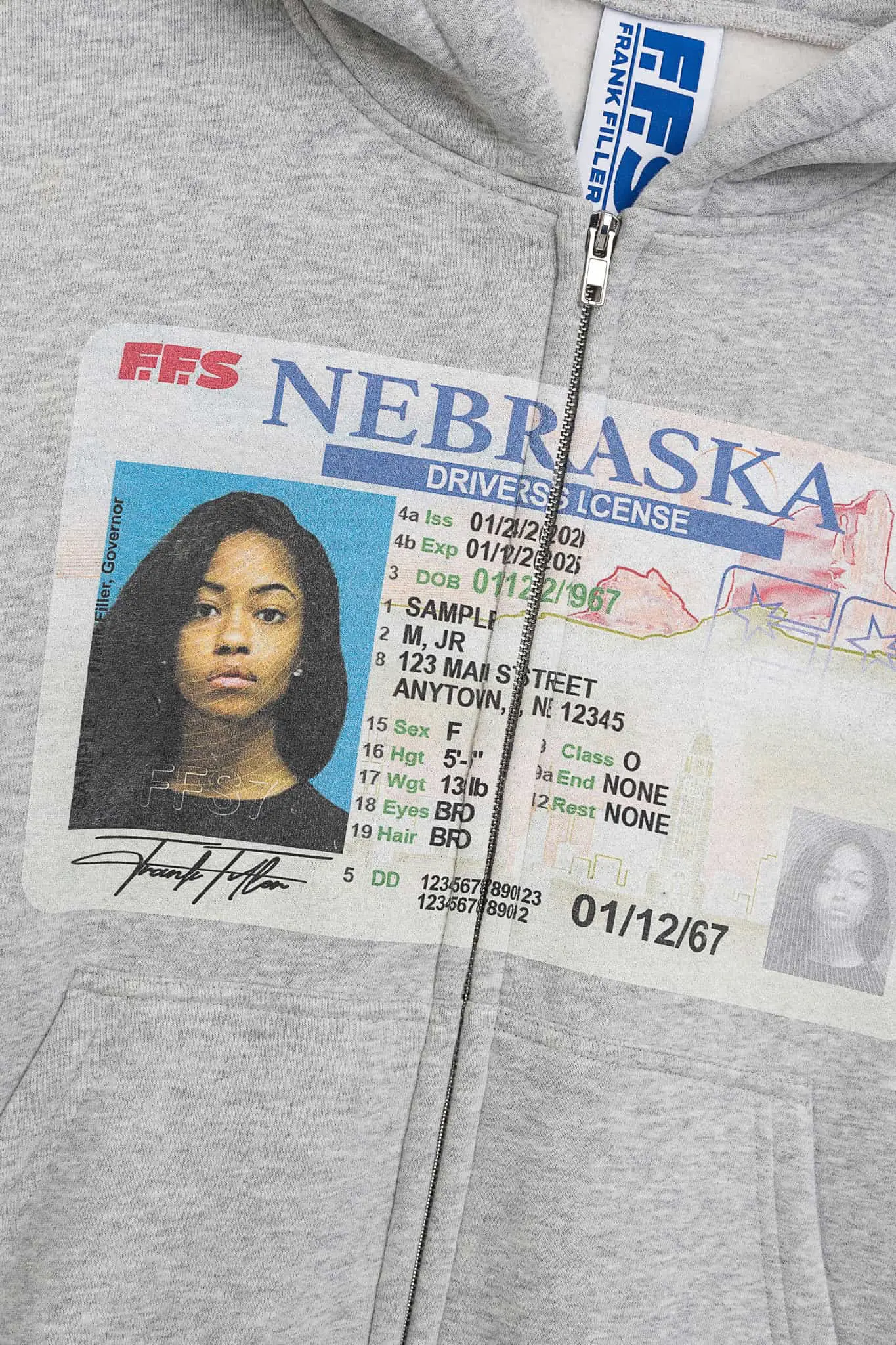 DRIVER LICENSE ZIP HOODIE - Image 5